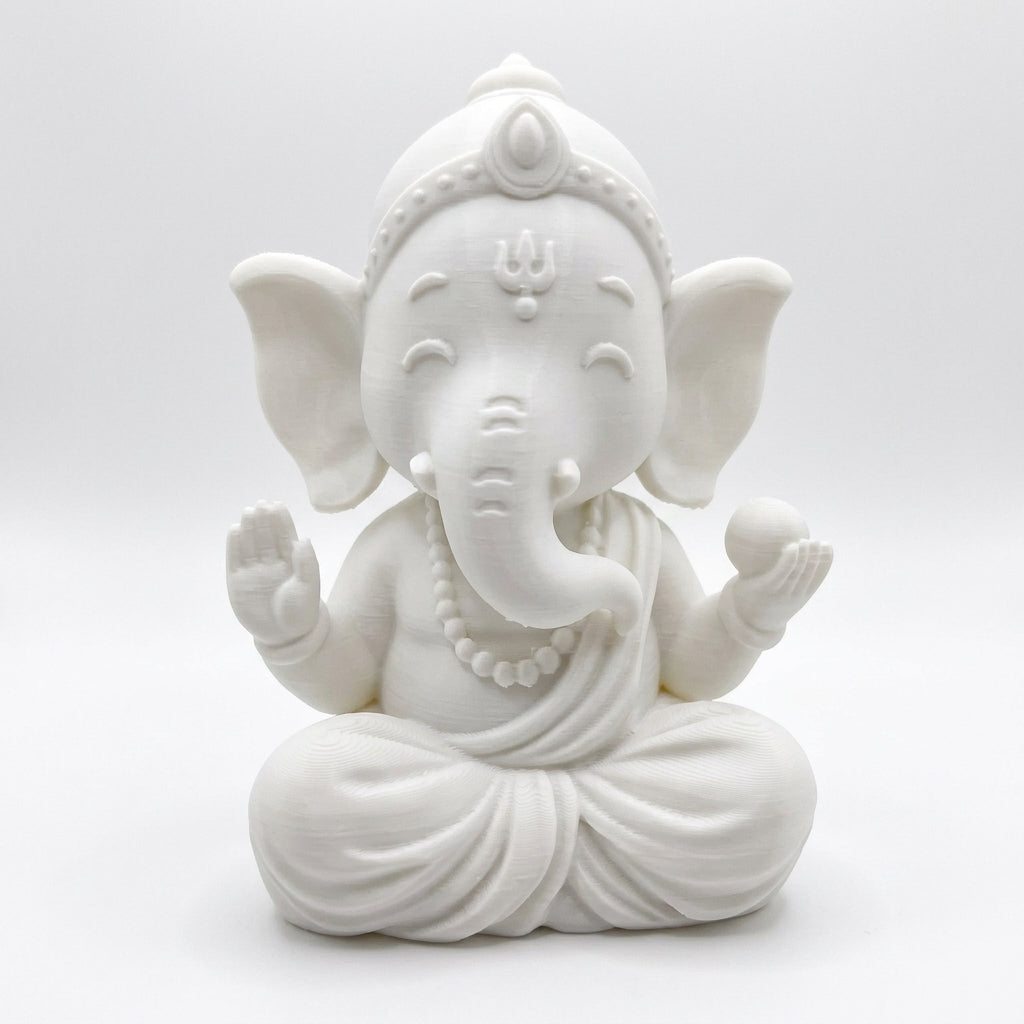 Lord Ganesha Modern Minimalist Statue - Front View