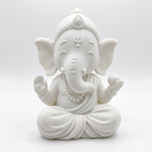 Lord Ganesha Modern Minimalist Statue - Front View